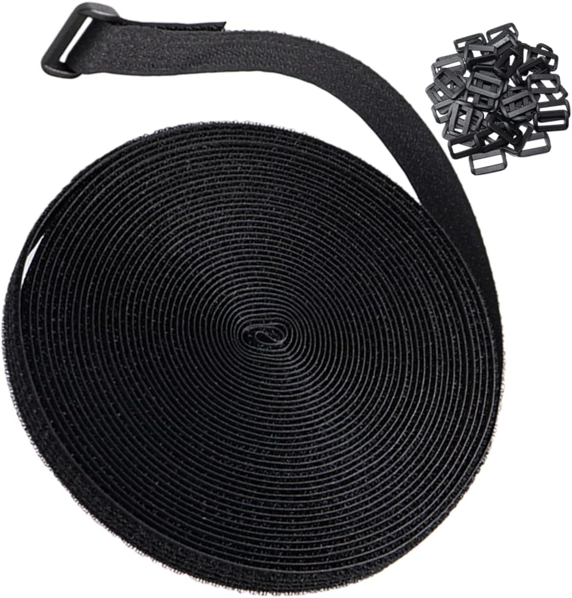 STOBOK 2sets Adjustable Cable Management Straps and Hook and Loop Straps for Cords Reusable Cable
