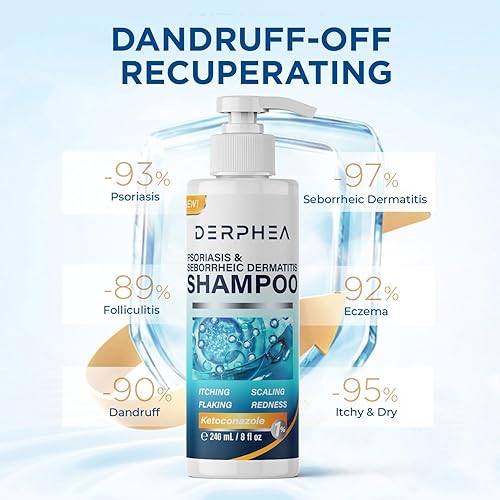 Miniatura 7 de Champú para la psoriasis dermatitis seborreica, foliculitis para eczema caspa con picazón en el cuero cabelludo seco, ingredientes seguros para todo