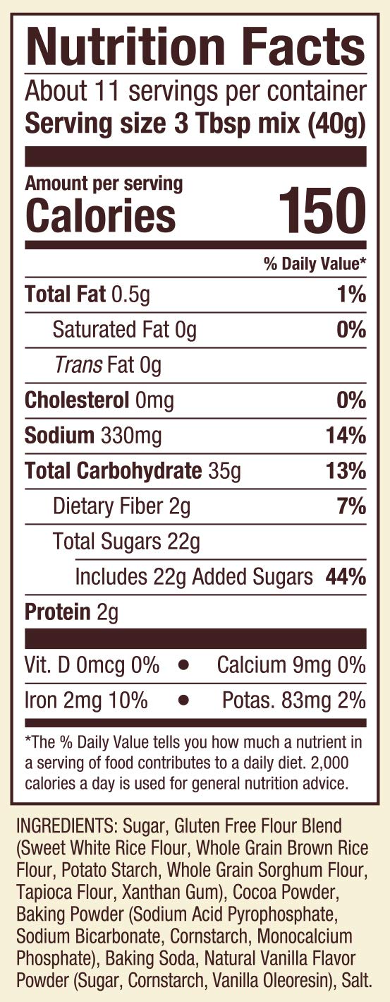 Bob's Red Mill Gluten Free Chocolate Cake Mix, 16oz (Pack of 4) - Gluten Free, Kosher