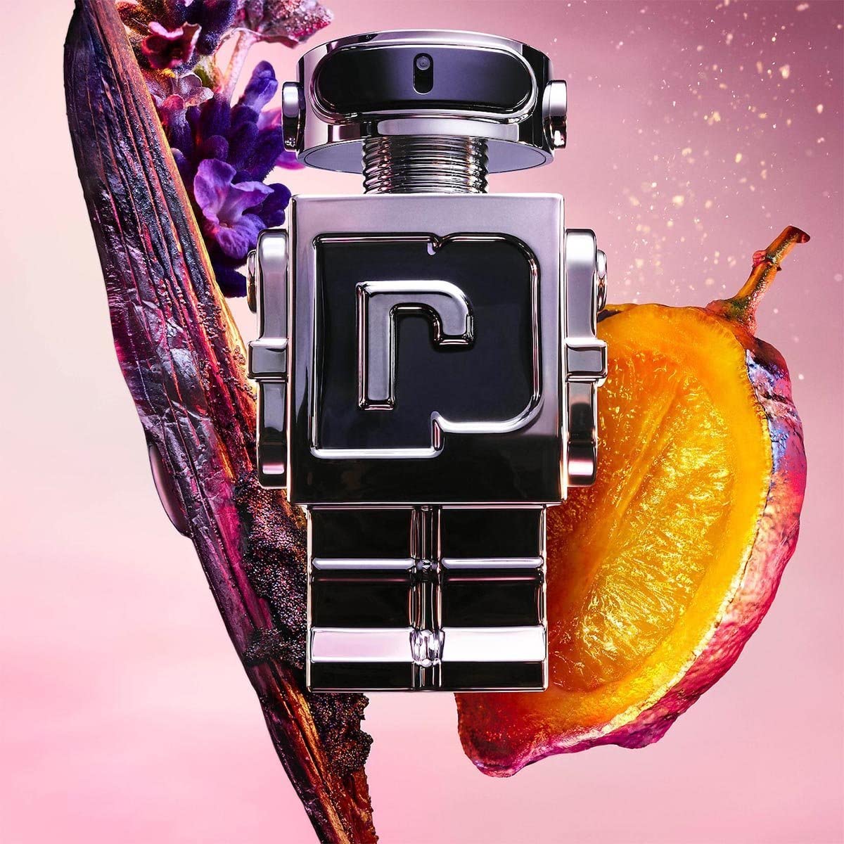 Phantom Edt Vapo 100 Ml | Fragancia de larga duración para hombre, aroma rebelde aromático diario con lavanda, limón y vainilla, vegano, recargable