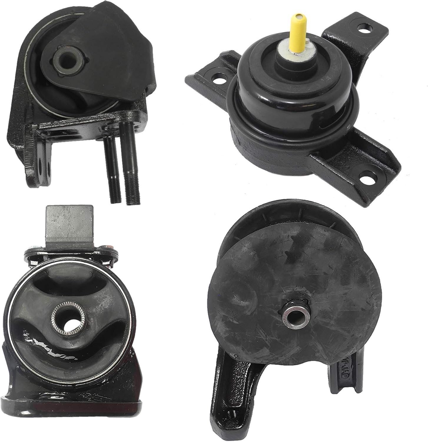 Compatible with Hyundai 2010-2012 Santa Fe 2.4L 3.5L FWD 7196 7198 71018 7195 Engine Motor and Transmission Mount 4 2010 2011 2012