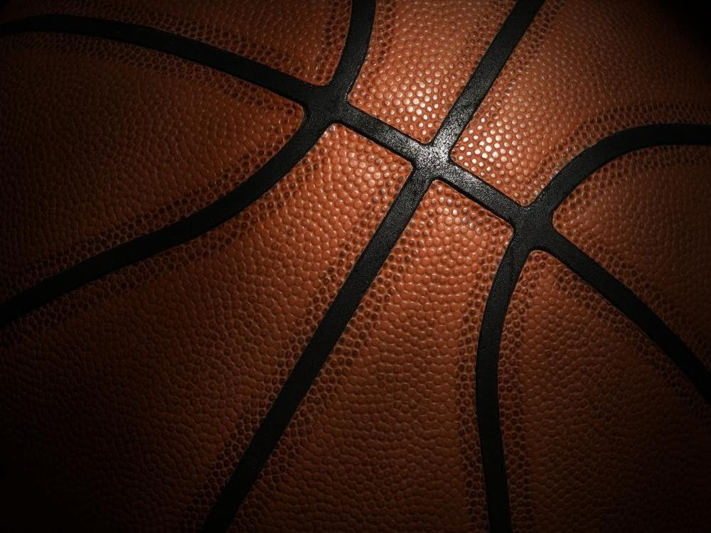 Wallmonkeys FOT-26058955-60 WM342373 Basketball Close-up Peel and Stick Wall Decals, 60" W x 45" H-Jumbo