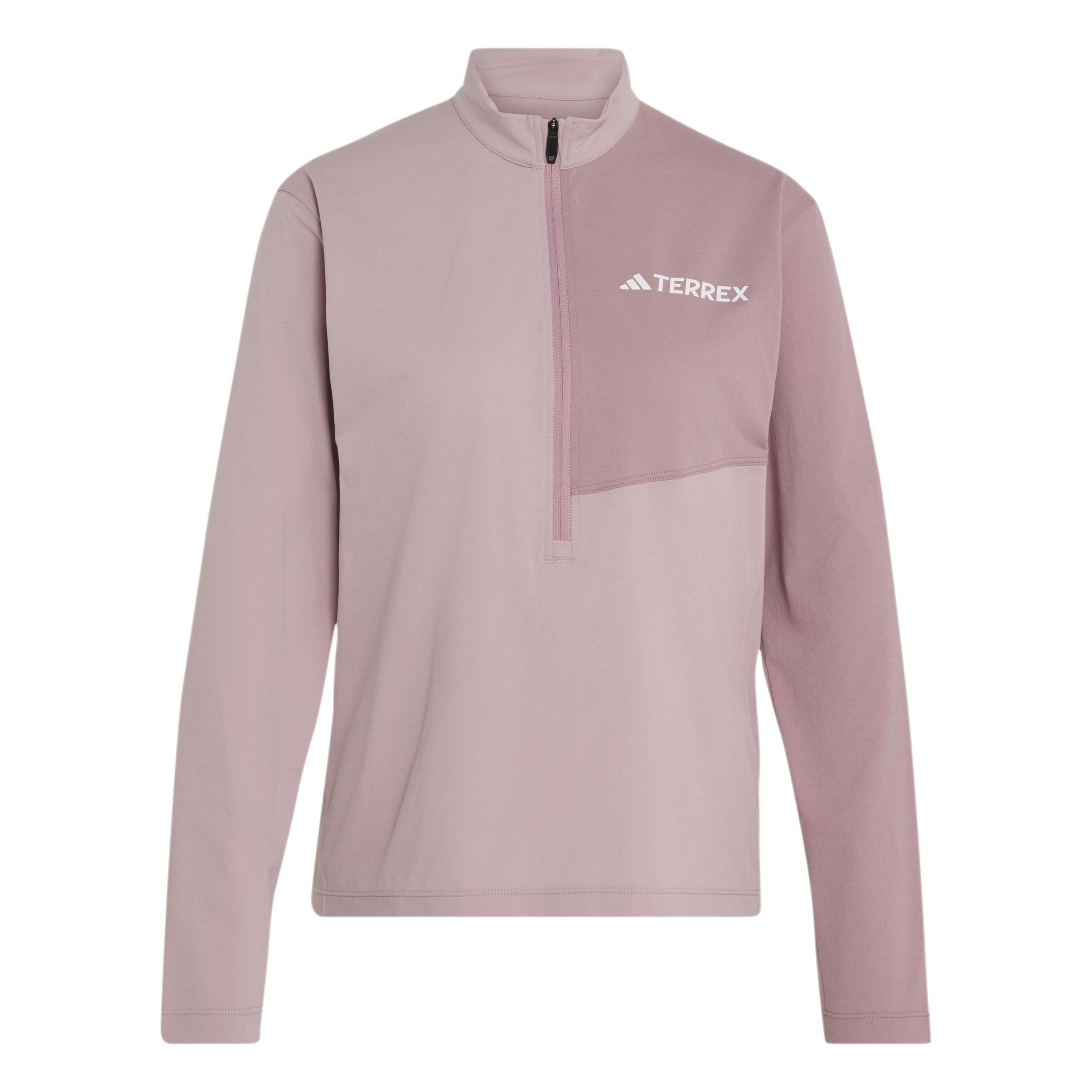 adidas Damen Terrex Multi Climacool Half Zip Long Sleeve T-Shirt