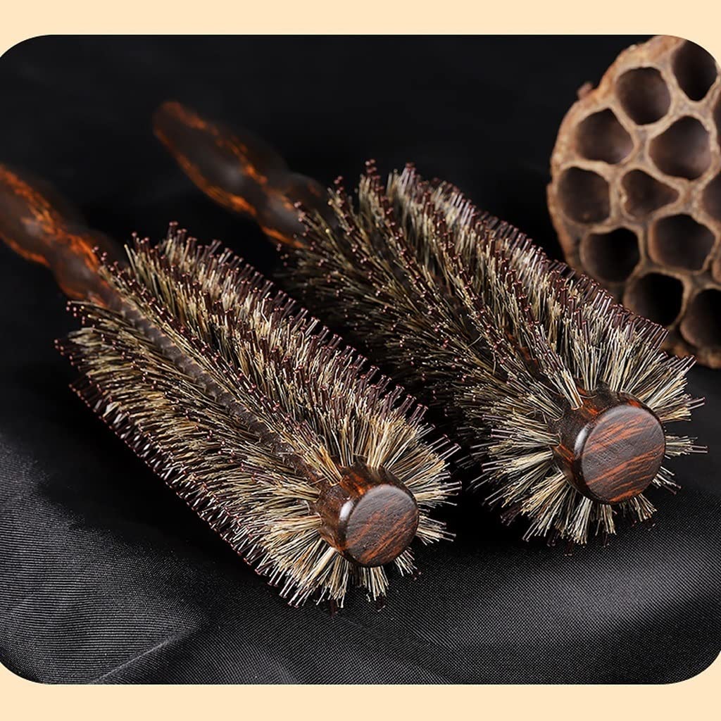 Peine de Peluquero Peine for cabello rizado, peine de cerdas, cepillo for soplar el cabello, peine con rodillo, muy adecuado for secar, peinar, dar volumen y peinar Peine de Viaje