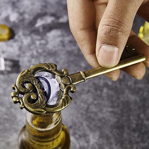 Vista 5 de Abridor de botellas de cerveza de vino con llave vintage para barman, hombres y mujeres, Acción de Gracias, Halloween, Navidad