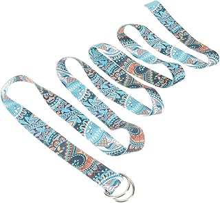 INOOMP Elastic Workout Bands Yoga Stretch Strap Elastic Exercise Bands Elastic Rope Stretch Exercise Mat Holder Workout Resistance Band Yoga Assist Band Inelastic Stretching Strap Bracket