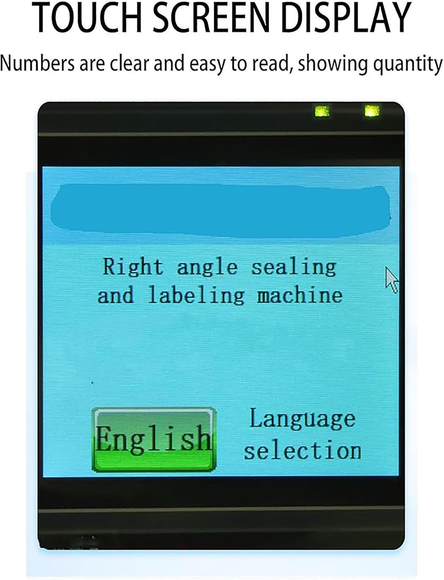Etichettatrice Automatica ad Angolo retto 2 in 1 + Etichettatrice pelabile, Etichettatrice ad Angolo - Regolazione velocità/Lunghezza, Touch Screen + Corpo in Metallo