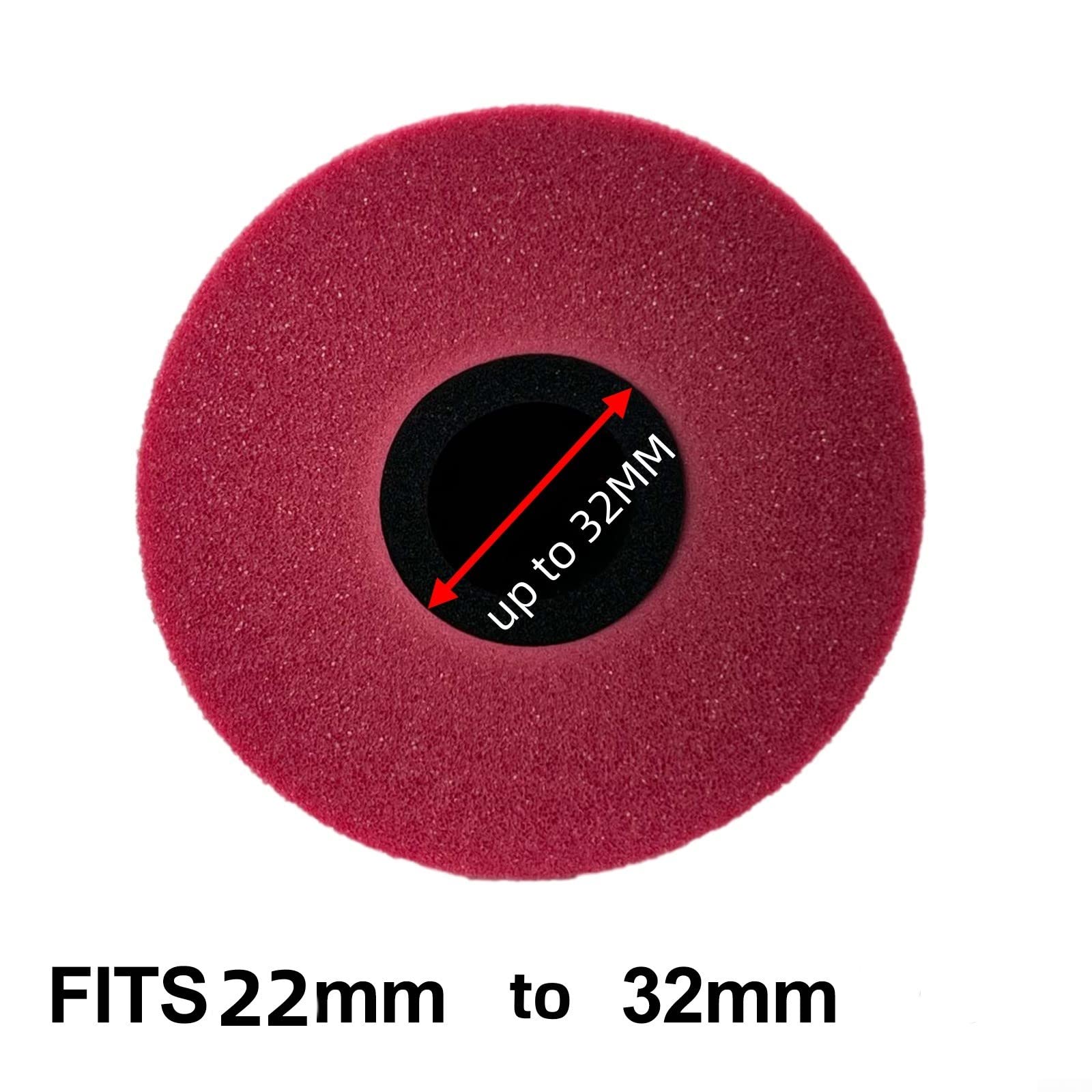 Cuscini In Schiuma Per Piedi Di Ricambio Per Panca Pesi | Morbidi E Resistenti, Adatti A Tubi Da 20-22mm (2 Pezzi, 17 Cm)