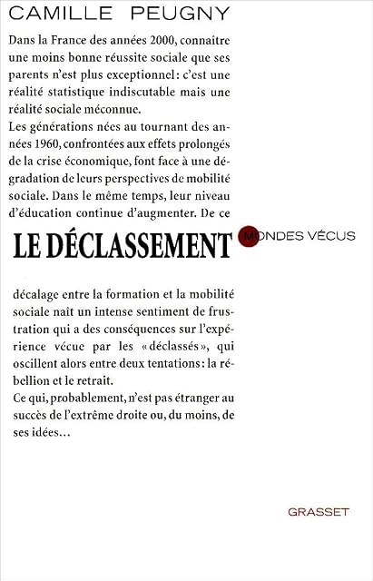 Portada de Le Declassement