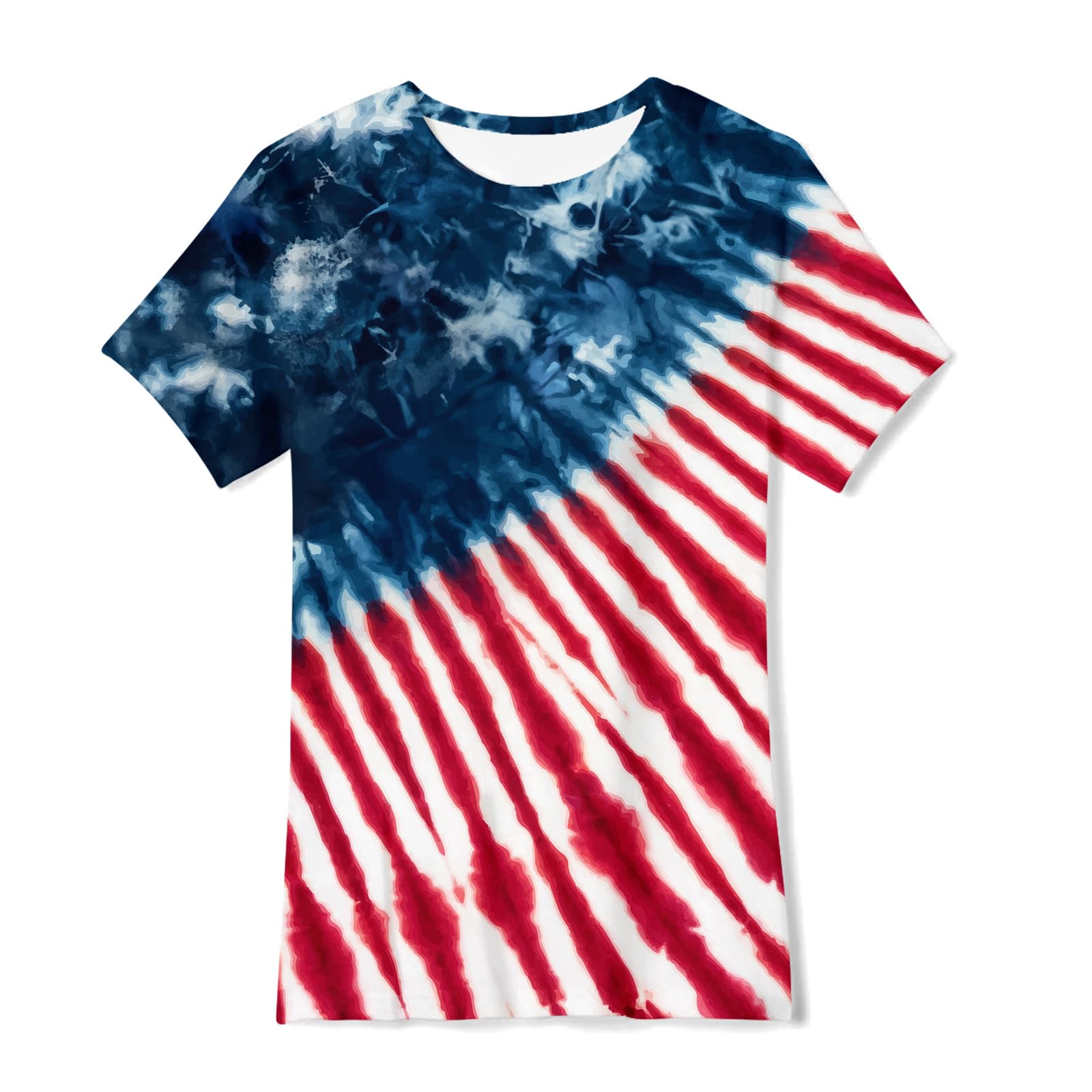 Boys Tie Dye Shirt Size 4-14 Hippies Senior Rainbow Tees T Shirts for Kids | Tees T shirts for Kids