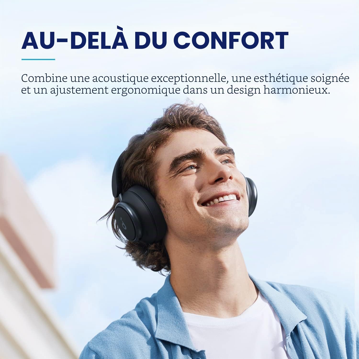 Soundcore by Anker Space Q45, Casque à Réduction Active du Bruit Jusqu’à 98%, 50 Heures d’Autonomie, Audio sans Fil LDAC Hi-Res, Ajustement Confortable, Appels Clairs, Bluetooth 5.3