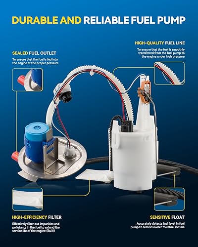 Miniatura 470 de PHILTOP Electric Fuel Pump Assembly Fits For Chevrolet S10 1985-1991, GMC S15 1985-1990, GMC Sonoma 1991, GMC Syclone 1991, SP06B1H