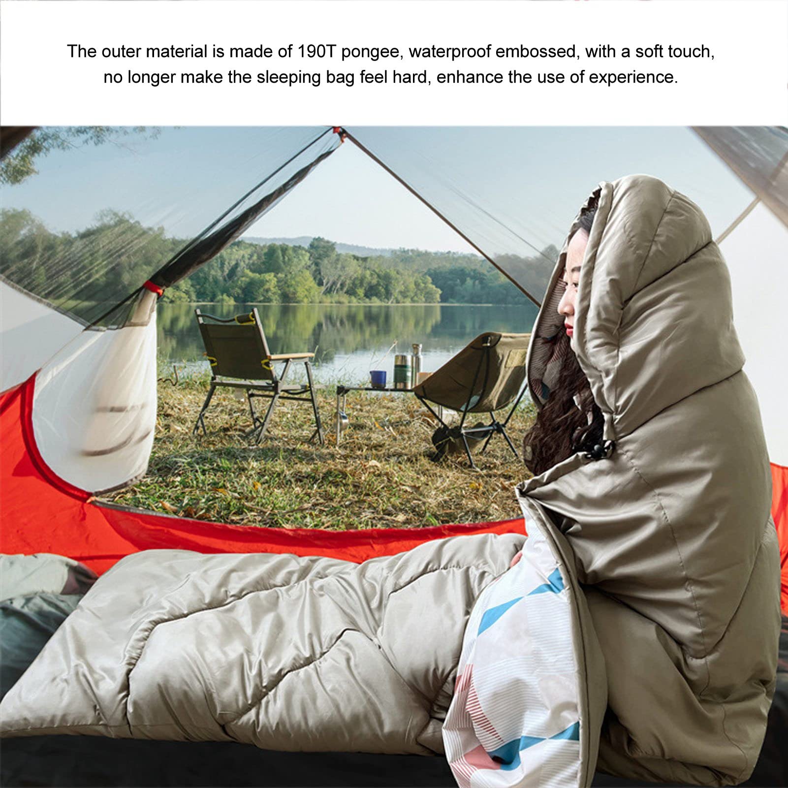 Outdoor Sleeping Bag, Foldable Outdoor Camping Sleeping Bag