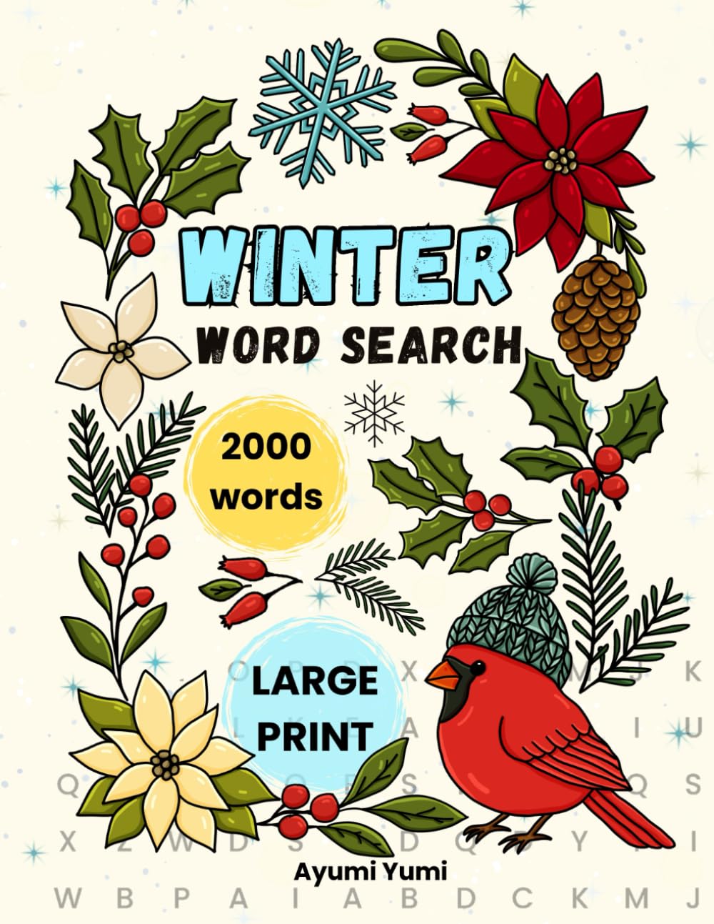 Winter Word Search: Cozy Large-Print Puzzles for Relaxation, Mindfulness, and Holiday Joy