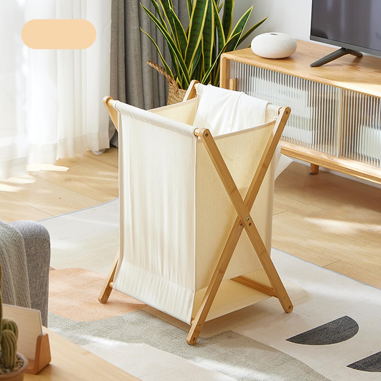 Dirty Clothes Hamper, Dirty Clothes Basket, Home Bedroom Scandinavia, Foldable Nan Bamboo, Storage Dirty Clothes Storage Basket, Storage Basket