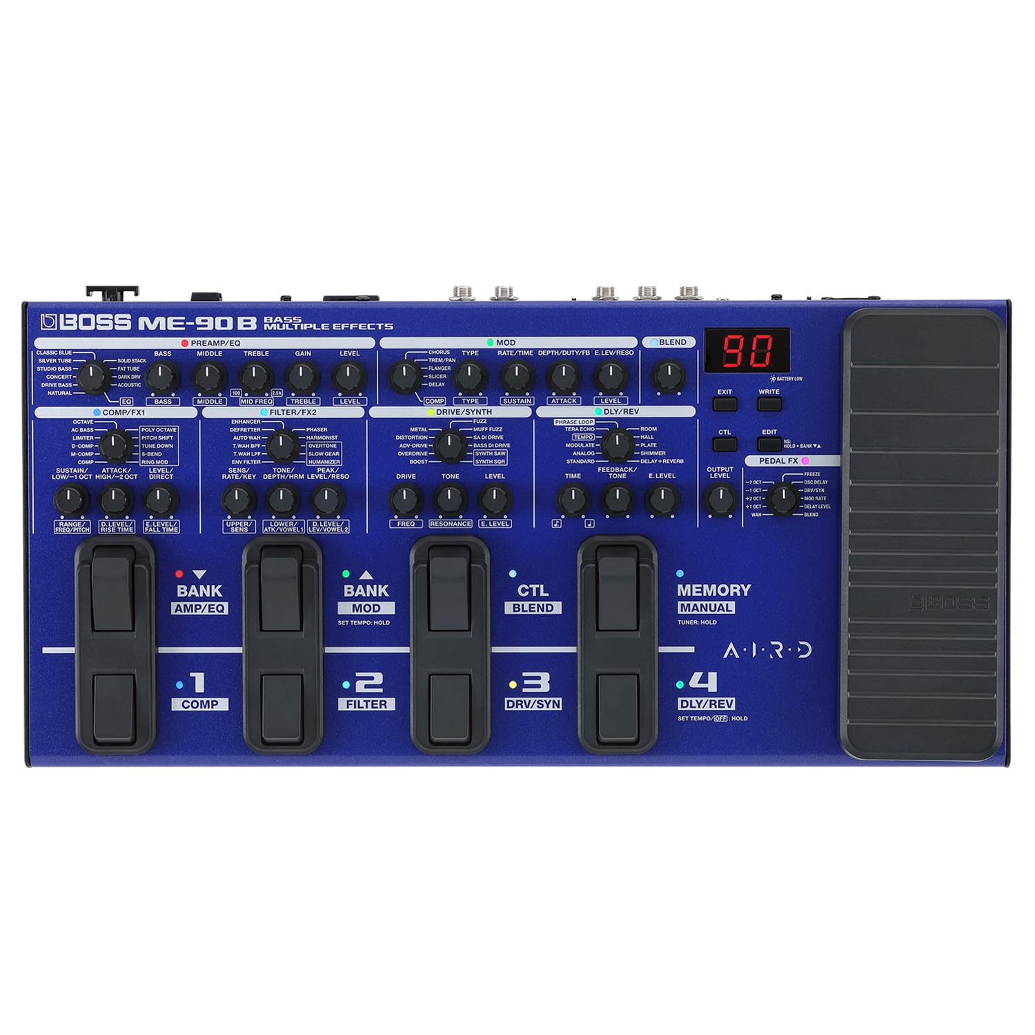 Boss ME-90B Multi-Effektgerät für Bass + keepdrum Netzteil