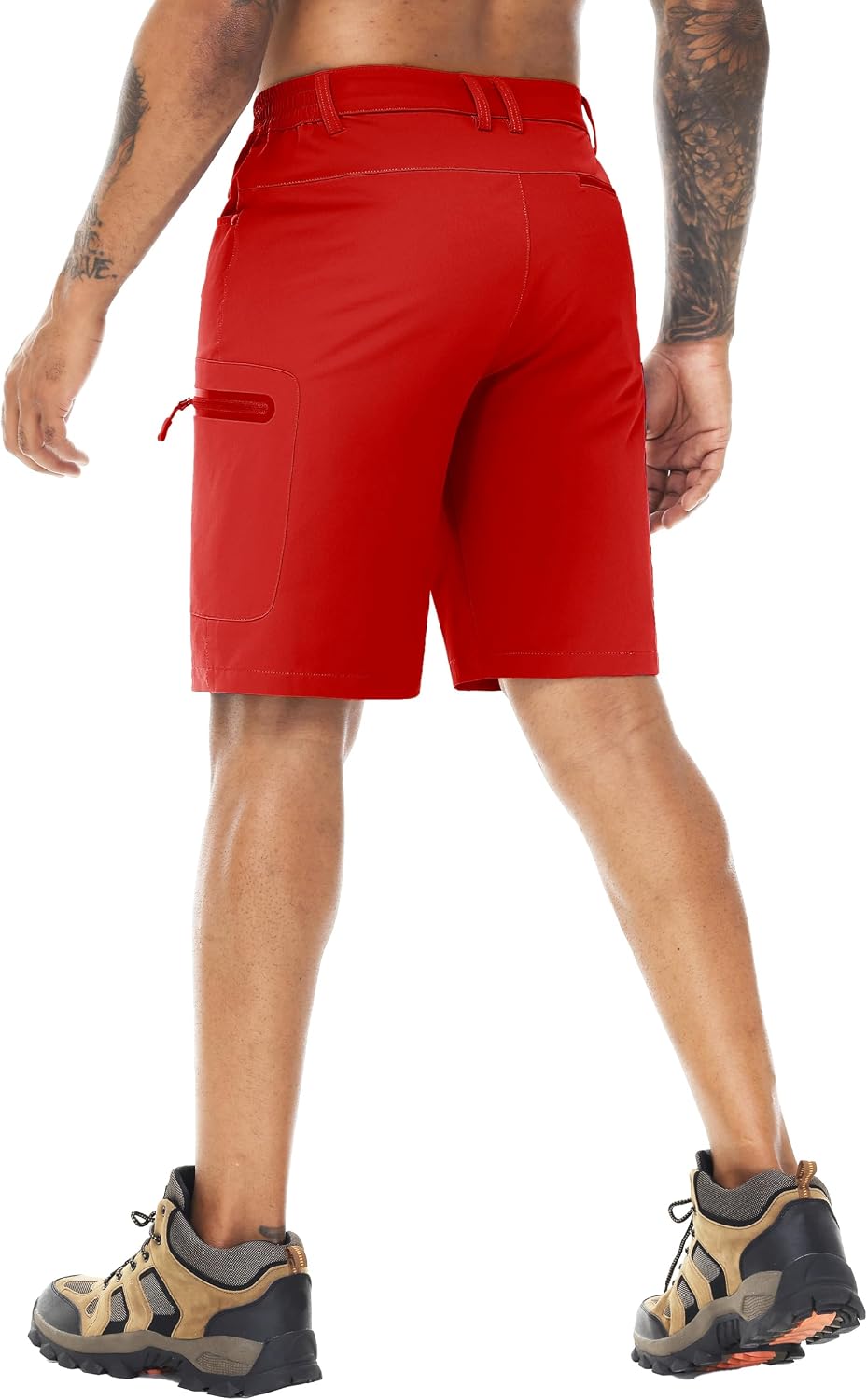 TACVASEN Men's Cargo Hiking Shorts 10" Casual Golf Work Quick Dry Stretch