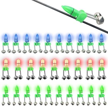 LED Night Fishing Rod Bait Alarm Bells