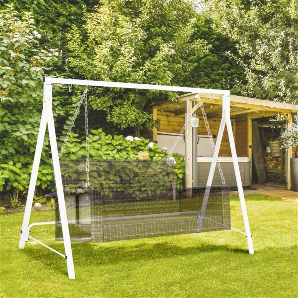 Hammock Chair Stand with Rotating Base and 528 Lb Capacity for Outdoor Balcony Garden Use