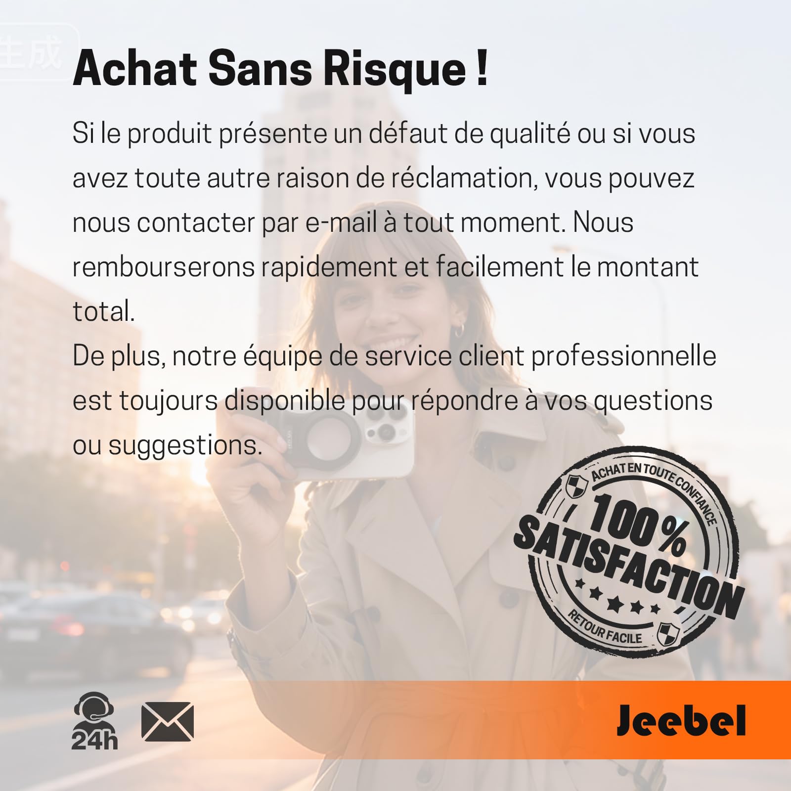 Jeebel Poignée Magnétique pour Téléphone, Magnetic Phone Camera Grip avec Télécommande Bluetooth USB, Filetage 1/4 Pouce, Poignee Stabilisateur pour Selfie Vlog Vidéo avec iPhone & Smartphone Android
