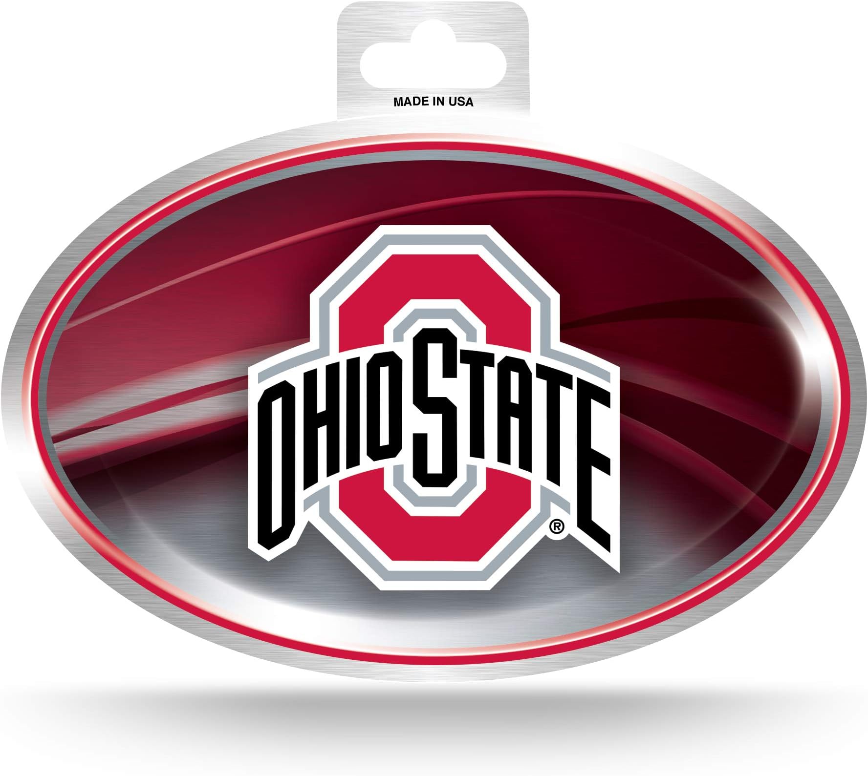 Rico Industries NCAA Metallic Team Logo Sticker
