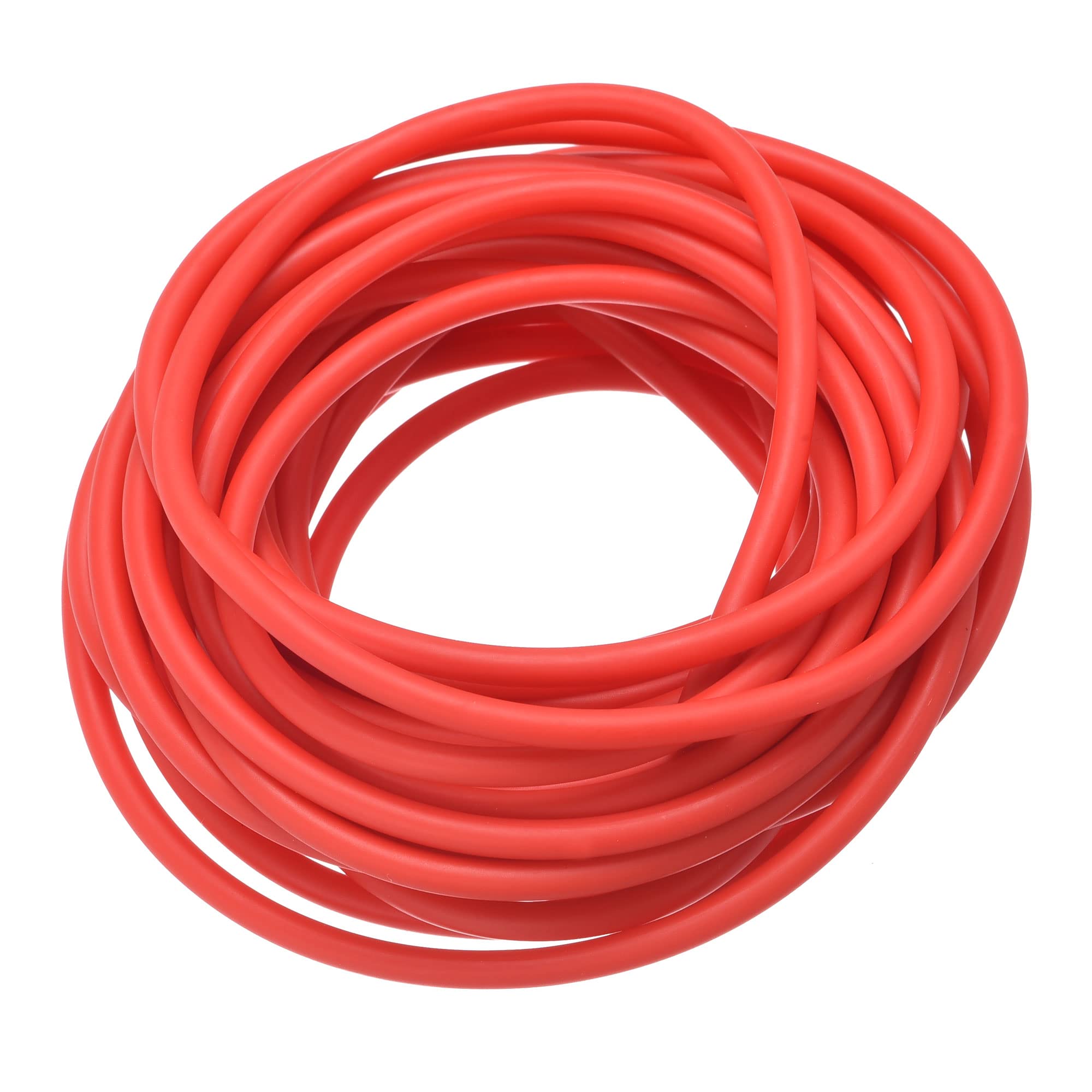 MECCANIXITY Natural Latex Rubber Tubing – 1/16" ID X 1/8" OD, 26ft Length, Highly Elastic Red Tubing For Fitness & Lab Use