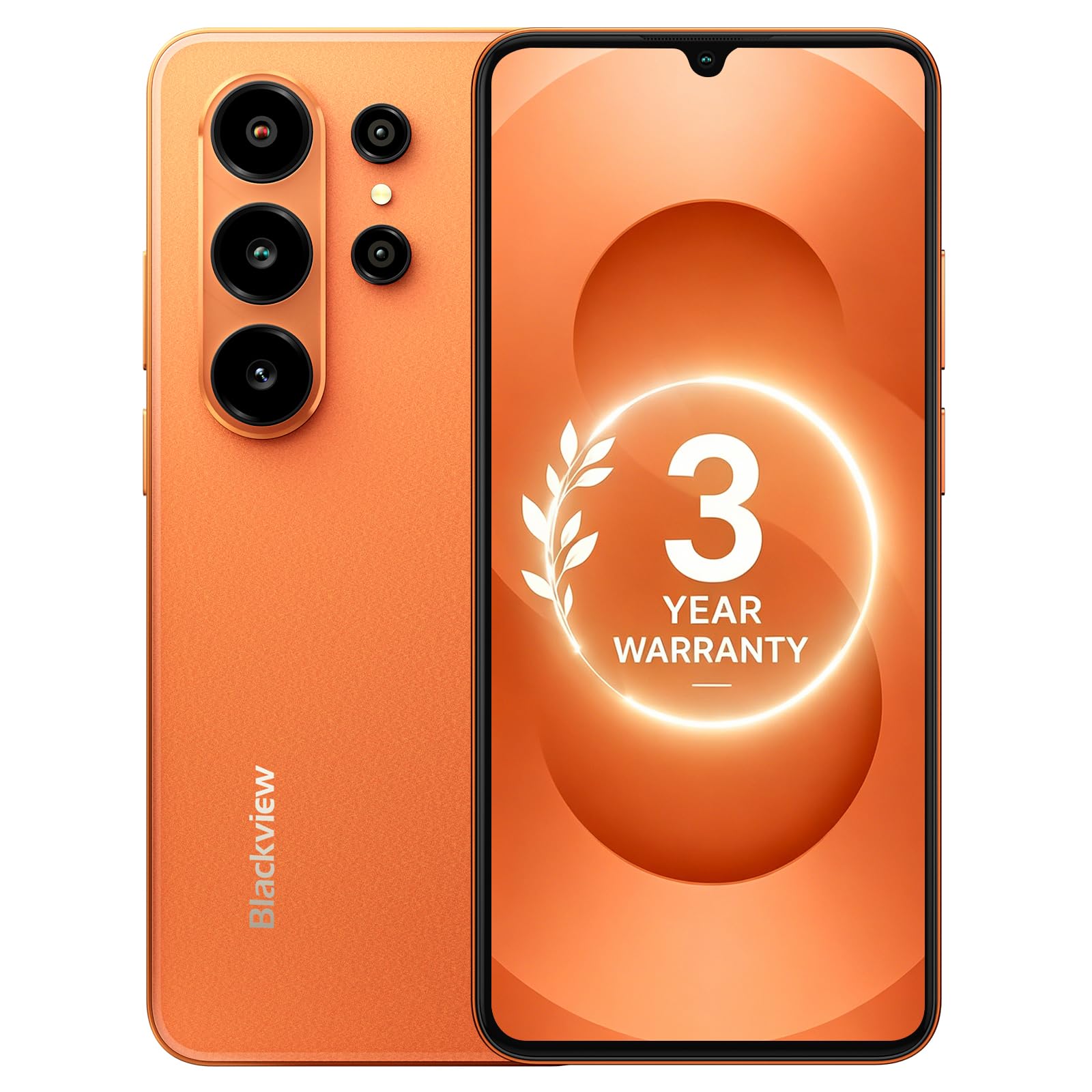 Blackview Wave 10 Unlocked Cell Phone, Smartphones for T-Mobile, Orange | Android 16, 6.8…