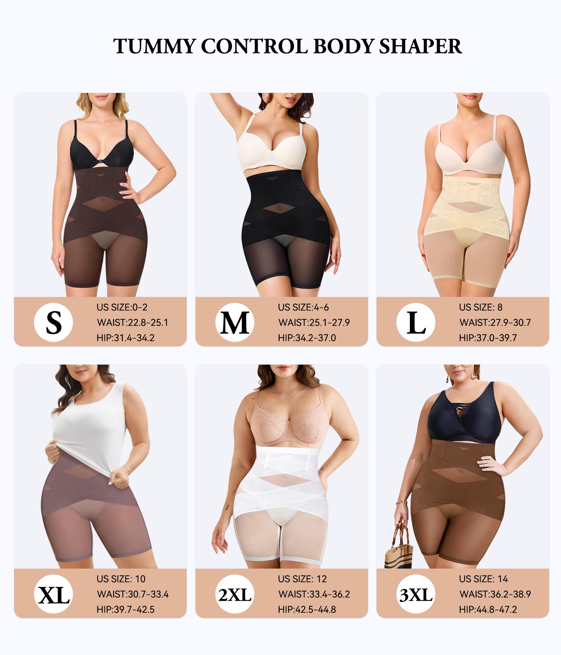 Mutandine modellante per il controllo della pancia Mutandine di sollevamento del culo a vita alta modellante per il corpo intimo coscia cintura più sottile