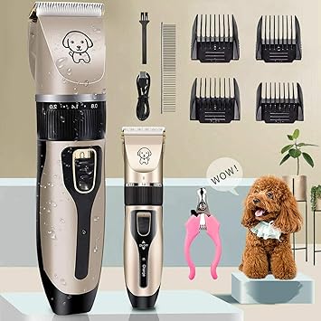 Amazon ペット用 バリカン プロ用 電動 犬 猫 バリカン ハサミ 充電式 低騒音 低振動 足裏 全身カット用 刈り高さ調整可能 自宅で簡単セルフトリミング シェーバー ペット美容 Eilsorrn バリカン 通販 Amazon ペット用 バリカン プロ用 電動 犬 猫 バリカン ハサミ 充電式 低騒音 低振動 足裏 全身カット用 刈り高さ調整可能 自宅で簡単セルフトリミング シェーバー ペット美容 Eilsorrn バリカン 通販