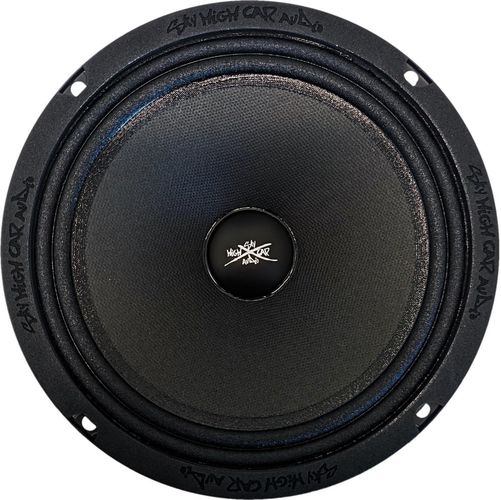 Sky High Car Audio SH-BL84 8" 4 ohm Midrange Loudspeaker (Single Speaker)