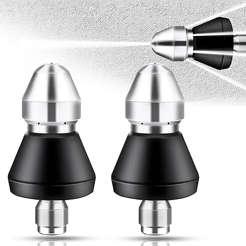 Herramienta de limpieza de alcantarillado Boquilla de alta presión Boquilla de chorro de alcantarillado de acero inoxidable 14 Herramienta de
