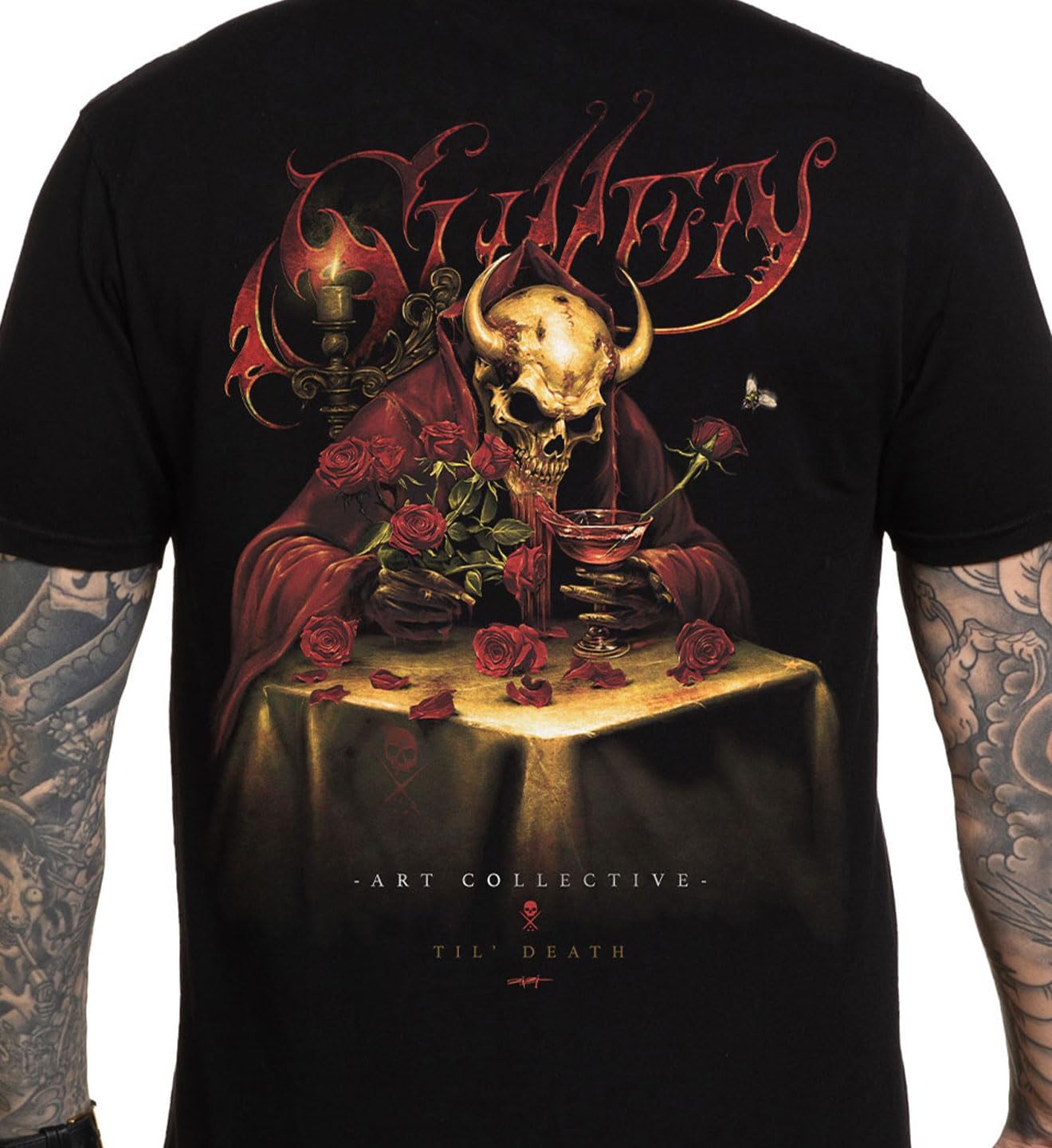 Sullen Men's Til Death Tattoo Artist Series Lifestyle Graphic Premium Short Sleeve Tee