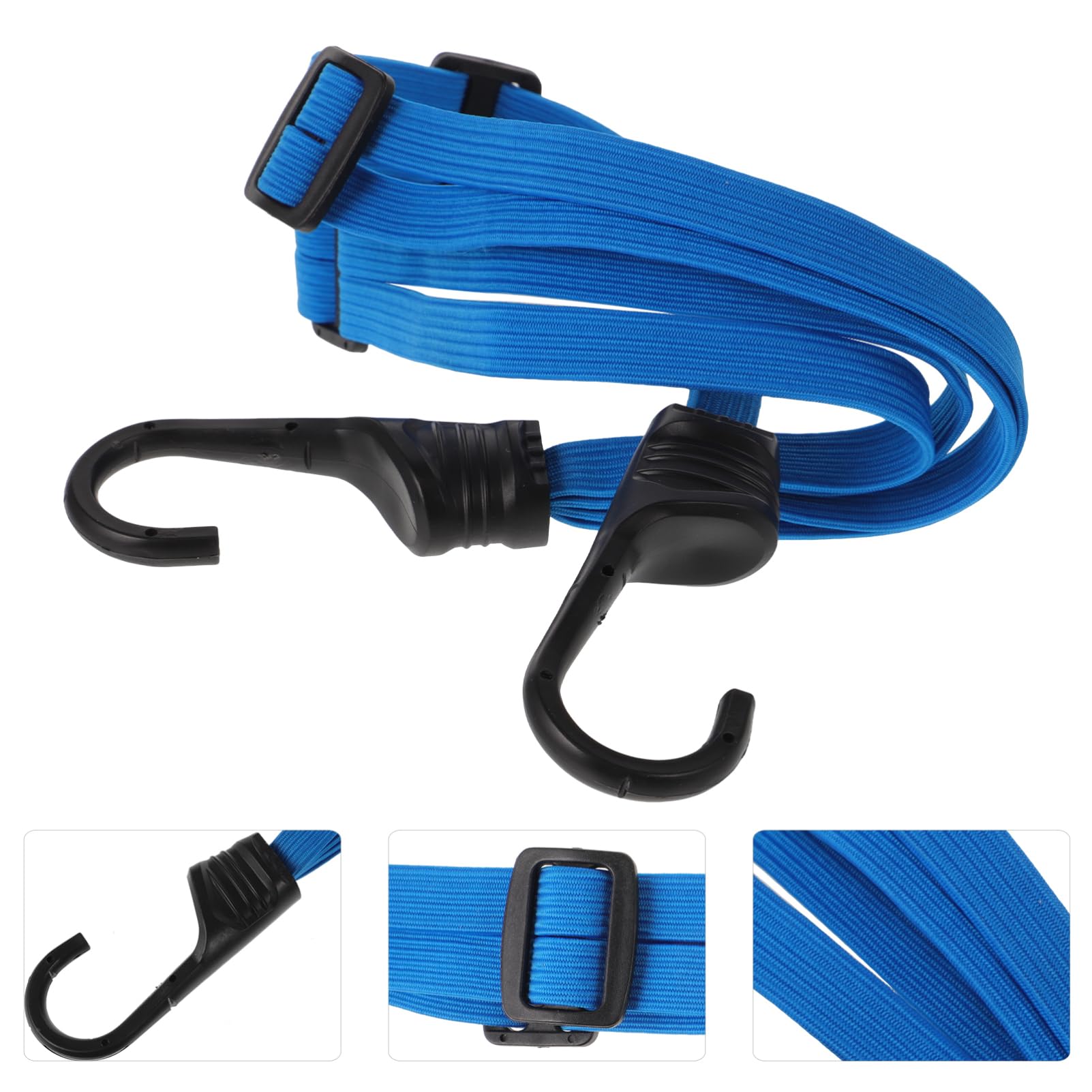 Cabilock Elastic Helmet Strap for Motorcycles Bungee Cord for Secure Luggage and Helmet Storage for and Electric Bikes