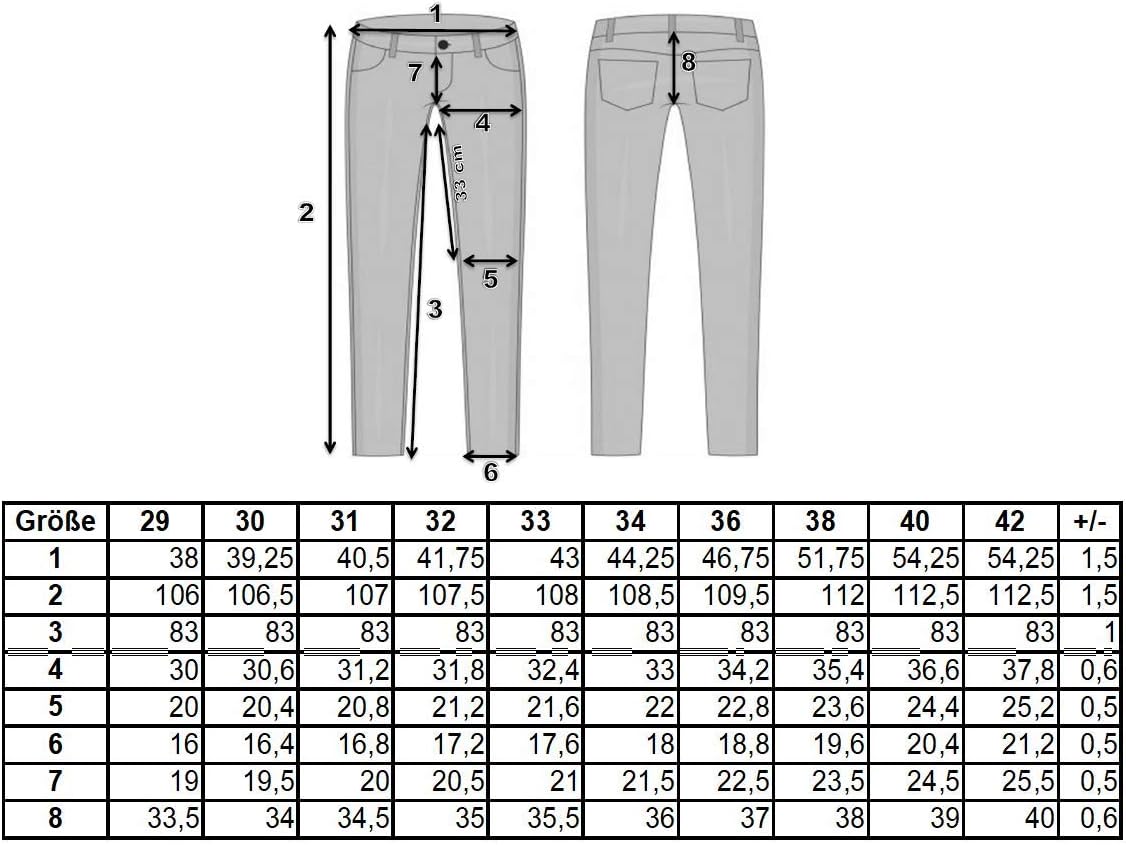 OneRedox Mens Casual Slim Chino Fabric Trousers - 3269