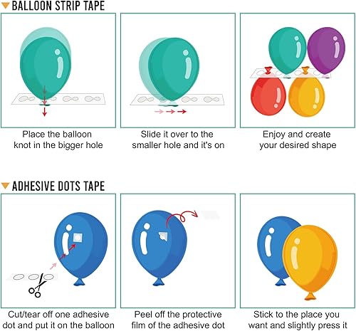 Miniatura 4 de Kit de arco de globos, tira de guirnalda de globos de 82 pies de fácil bricolaje y 500 puntos de pegamento para arco de globos, decoración