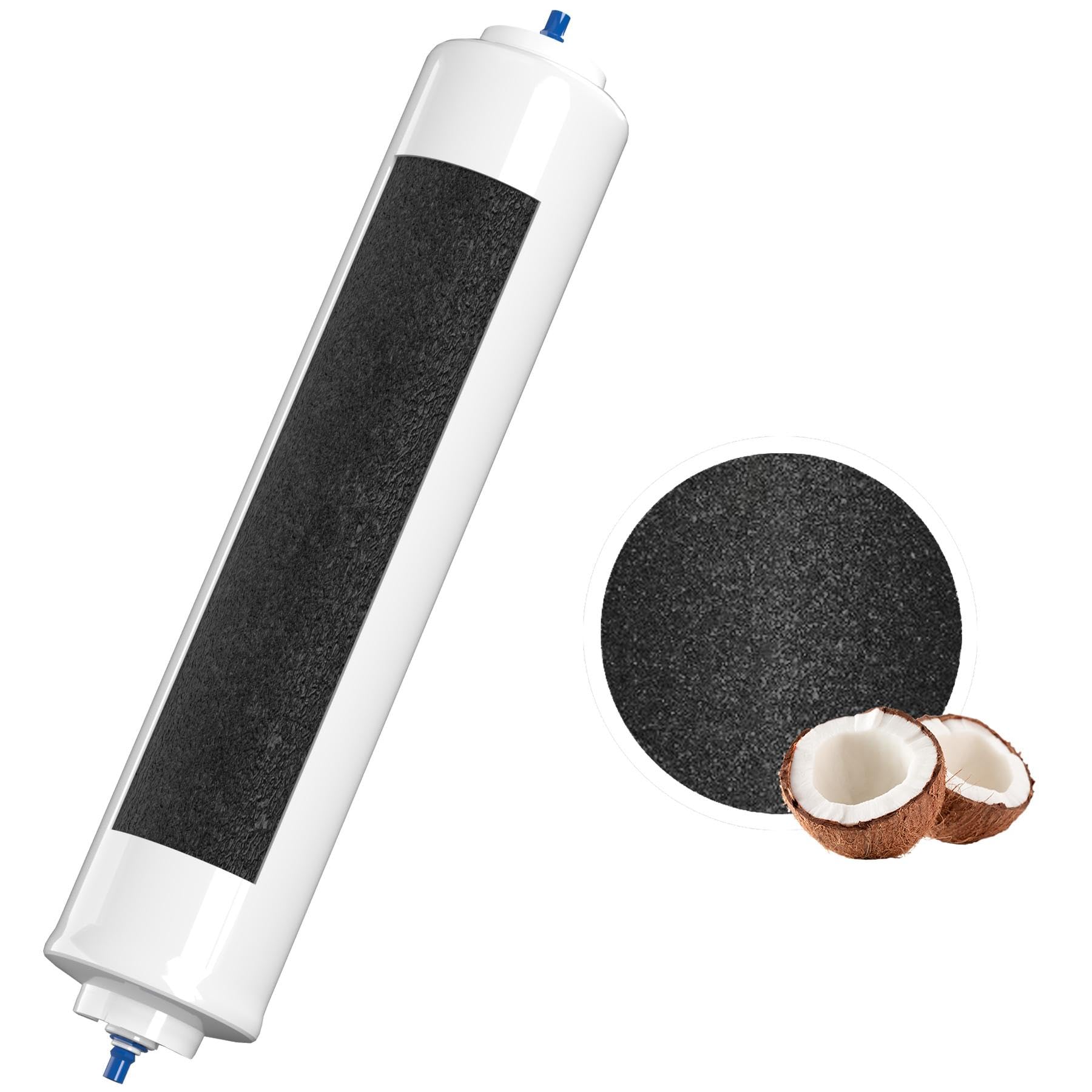 Wessper Kühlschrank Wasserfilter Ersatz für Samsung Side By Side, LG, AEG, HAIER, Whirpool, DA29-10105J, HAFEX/EXP, DA99-02131B, WSF-100, EF9603, USC-100, 4 Stück
