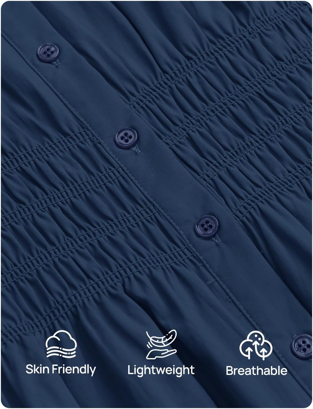 ZESICA Womens 2026 Spring Long Sleeve Blouse Business Dressy Casual Button Down Shirts Peplum Tops Fashion Trendy Clothes - Image 4