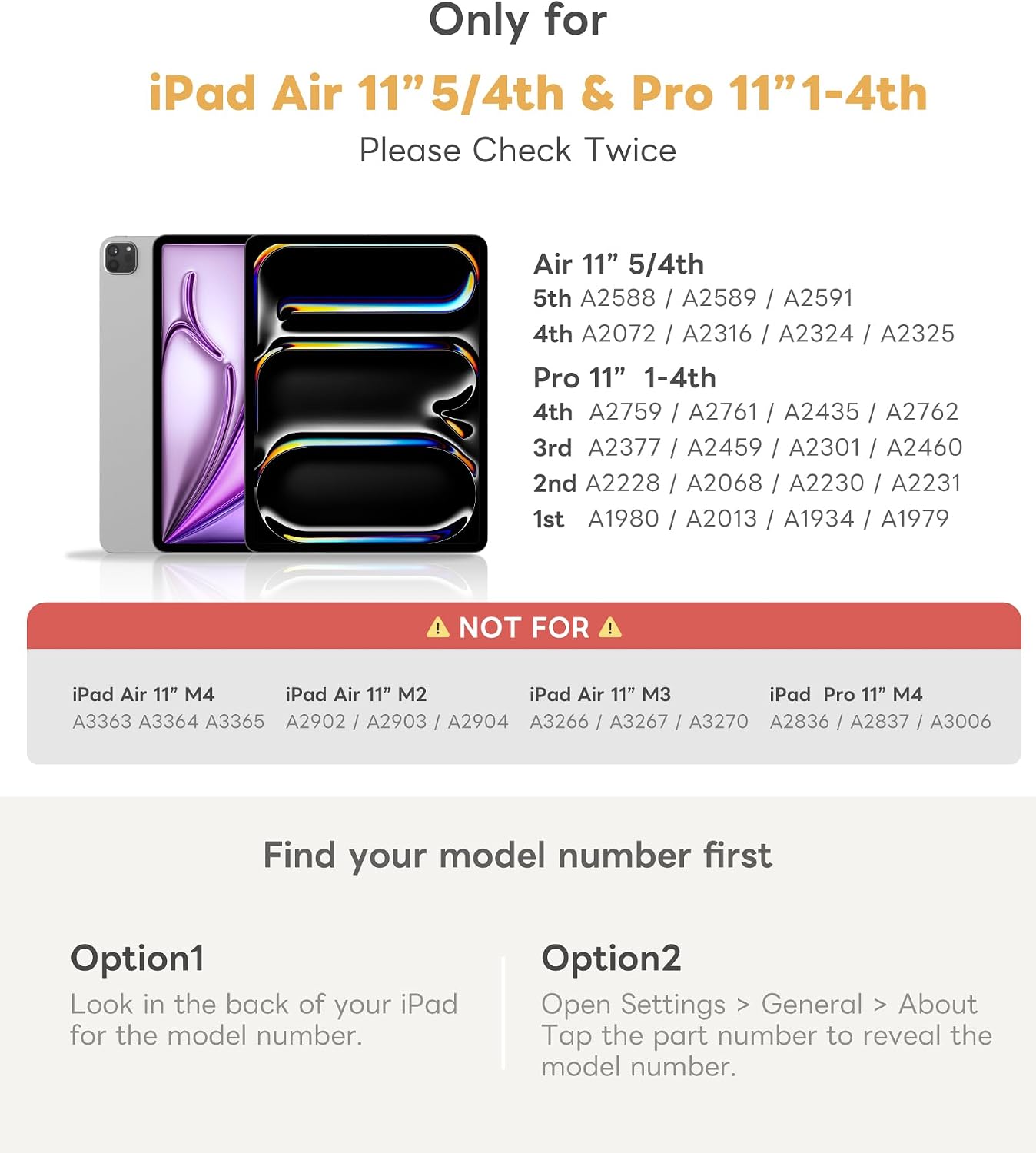 EIP Detachable Paper-feel Screen Protector for iPad Air 5/4 11 Inch, iPad Pro 11”(1-4th), Reusable Nano Strip, Easy Install & Detach, Anti-Glare, Draw and Sketch Like on Paper