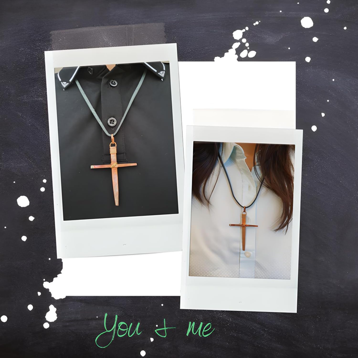 Rustic Copper Nail Cross Necklace – Handmade Large Nail cross Necklace on 24” Genuine Leather Cord – Unisex Christian Jewelry – Faith & Religious Gifts for Men and Women - Image 2