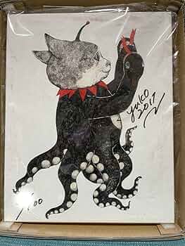 ヒグチユウコ 複製画 ギュスターヴ6号 Amazon.co.jp: ヒグチユウコさん複製画 ギュスターヴくん2
