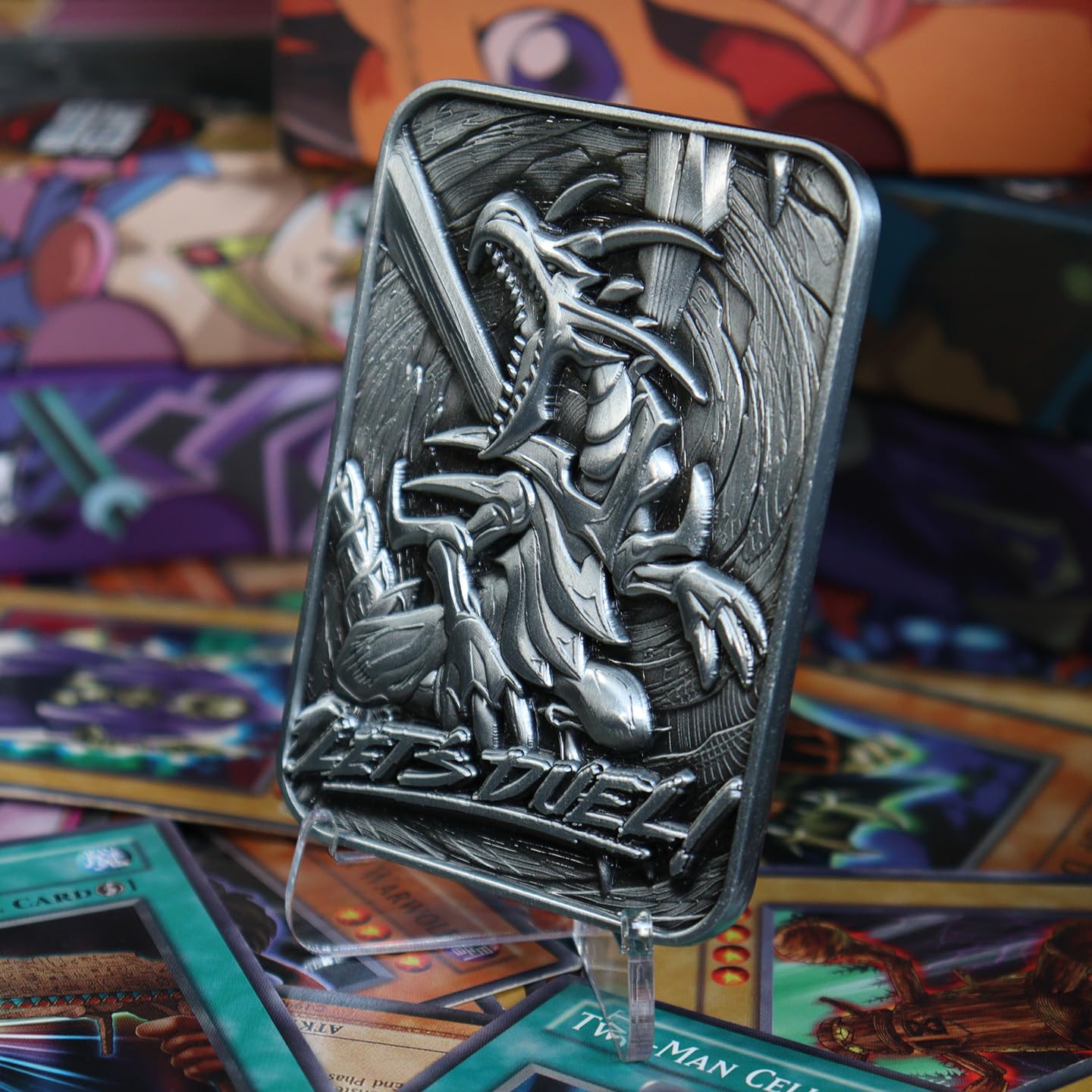 Amazon.com: Yu-Gi-Oh! Red-Eyes B. Dragon Limited Edition Embossed Metal Card  : Toys & Games