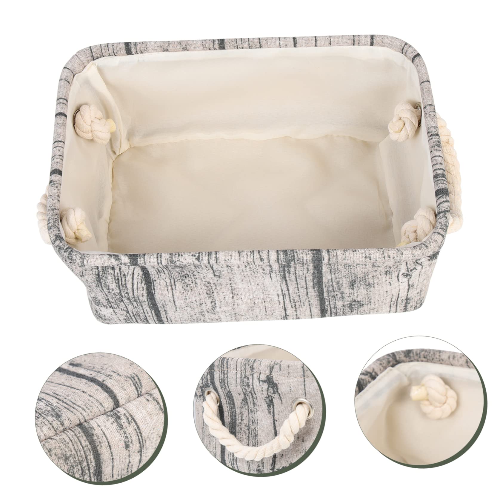 MAGICLULU 3piezas Cesta De Almacenamiento De Diseño Para Juguetes y Ropa Organizador De Asas y Habitaciones Infantiles