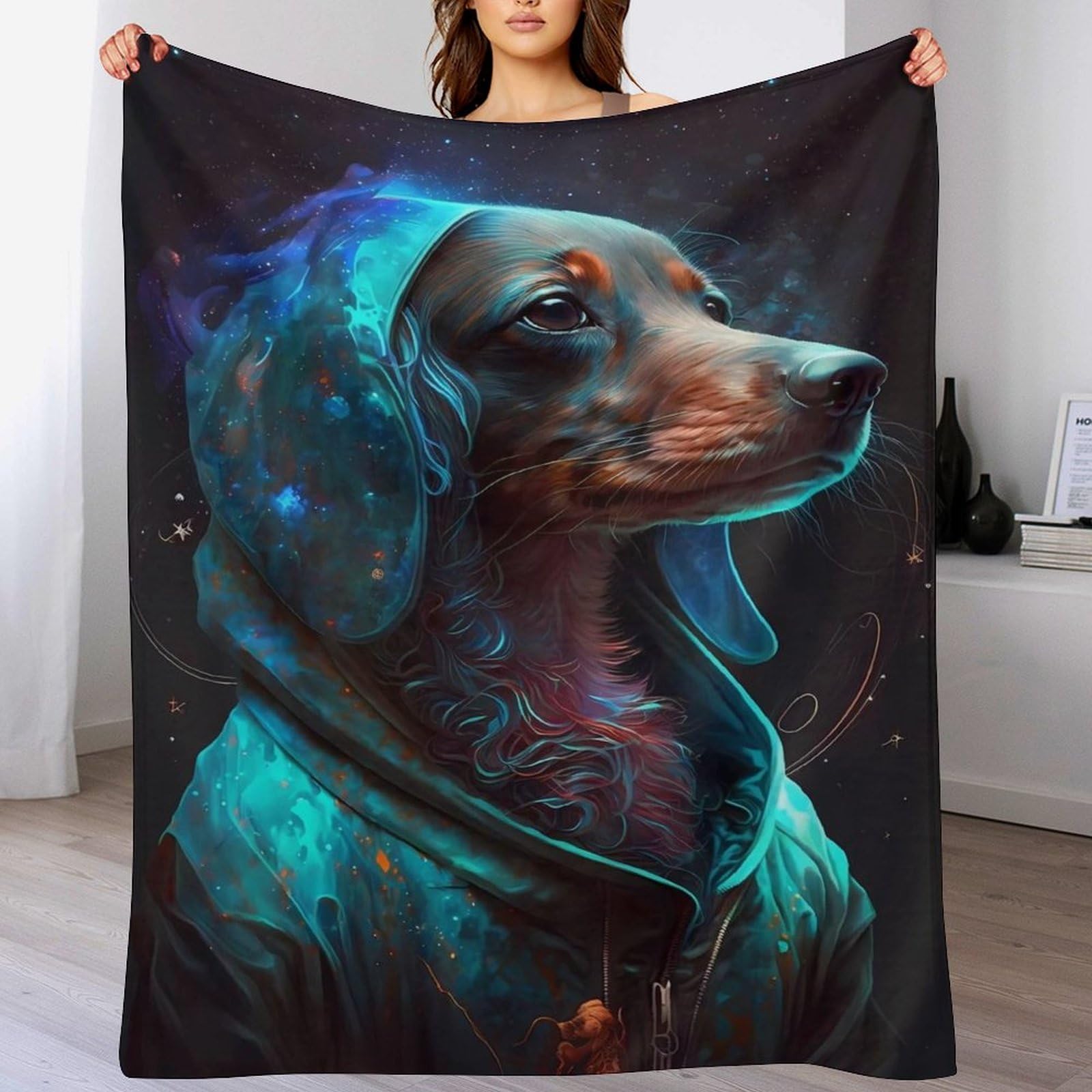 Couverture Dachshund Chien couverture polaire pour adultes