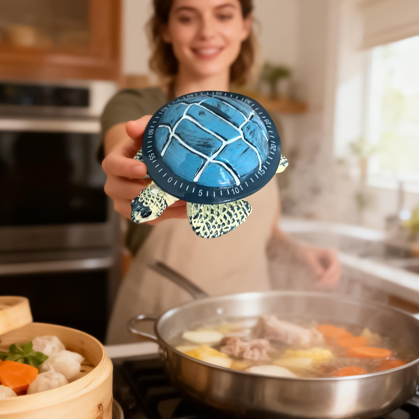 Temporizadores De Cocina Para Cocinar Reloj Mecánico de Cocina con Imanes