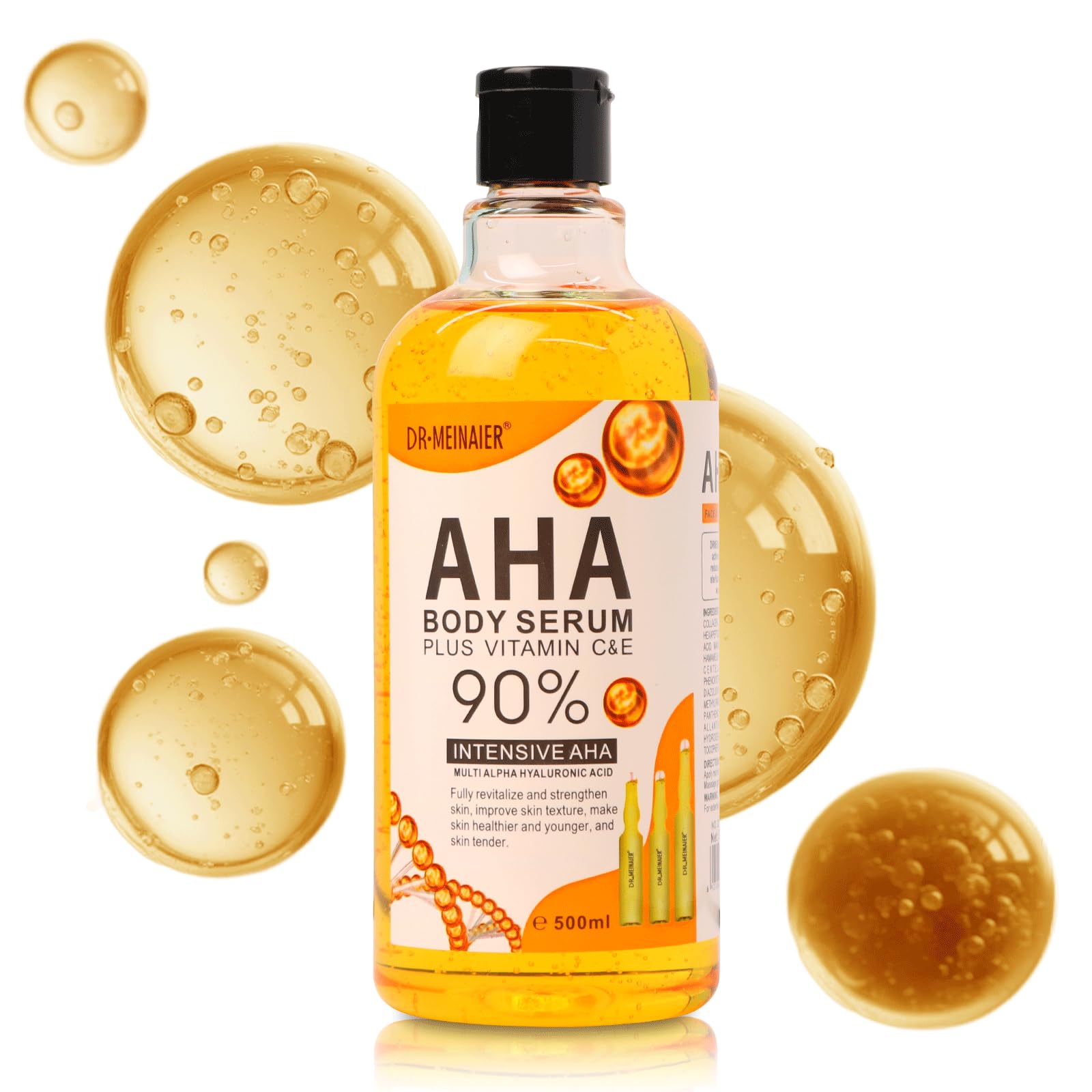 Amazon.com: 500ml AHA Smoothing Body Serum, Exfoliating Serum for