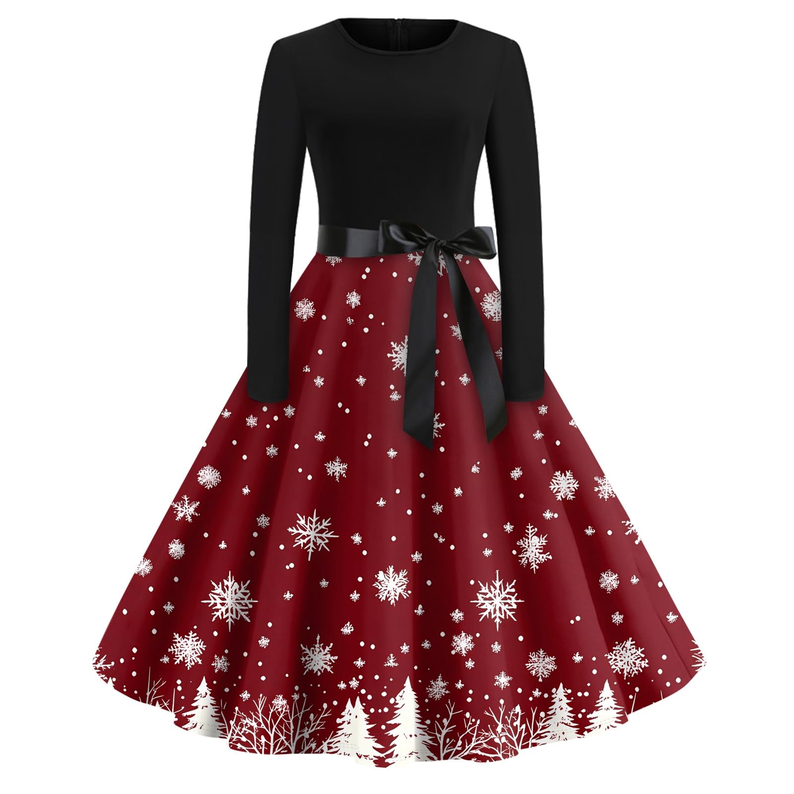 Sexy Elf Costume Christmas Day Dresses for Women Lights Tree Sparkly Dress — image 1