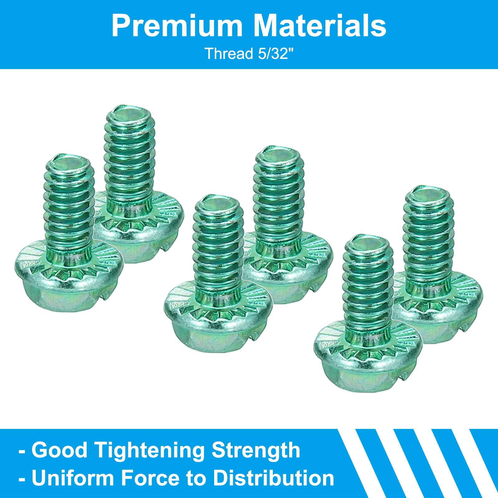 PATIKIL 5/32 x 5/16 Inch Thread Ground Screws - Image 4