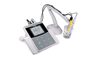 Apera Instruments, LLC-AI533 PC820 Precision Benchtop pH/Conductivity Multiparameter Meter Kit with Highest Accuracy 0.002 pH and 0.5% F.S, up to 5-Point Auto. Calibration
