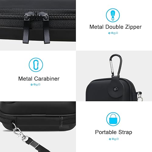 Miniatura 6 de Lacdo Estuche rígido para Maxone Ultra Slim disco duro externo portátil HDD 500GB 160GB 250GB 320GB 500GB 750GB 1TB USB 3.0 EVA resistente al agua