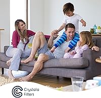 Vista 8 de Crystala Filters Replacement for DA97-17376B Refrigerator Water Filter, Compatible with Samsung HAF-QIN, HAF-QIN/EXP, BRF365200AP/AA, DA97-08006C